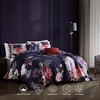 Bebejan Deep Purple Garden 100% Cotton 5 Piece Comforter Set,
