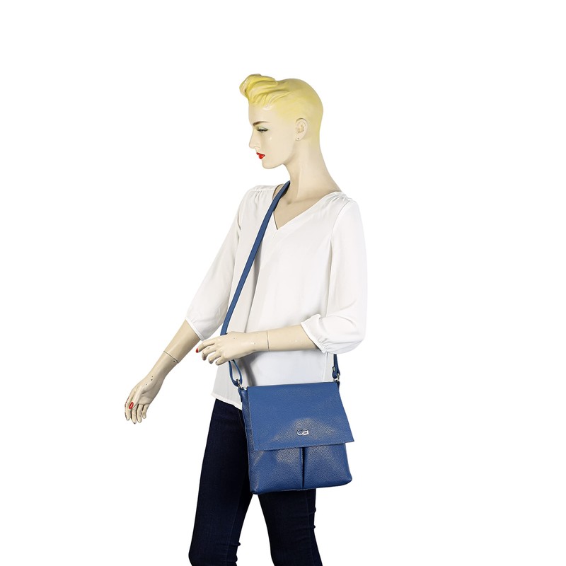 collezione alessandro Munich Shoulder Bag Genuine Leather with Multiple Compartments