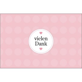 Pack of 10 Premium Thank You Cards (Folding Cards) with 10 Envelopes, Thank You, Cards, Thank You Cards, Wedding, Birth, Baby, Christening, Farewell, Birthday, Anniversary