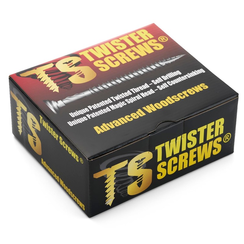 Twister Screws Decking Screws | 4.5mm x 60mm | Tan