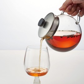 HARIO JPS-60-HSV Jumping Leaf Pot, S, 20.3 fl oz (600 ml)