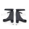 HTTMT MT390-008-BK Black Rear Passenger Foot Pegs Bracket Compatible with