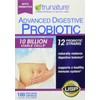 100.0 TruNature Advanced Digestive Probiotic, White, 100 Count