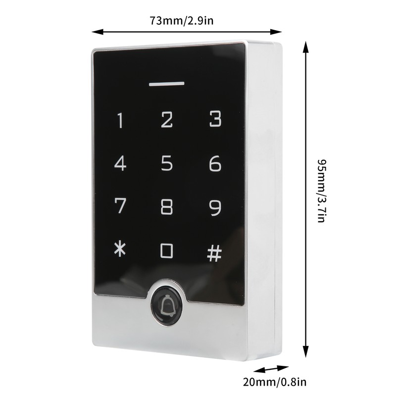 125KHZ RFID Access Controller Password Card Wiegand26 Luminous Keypad Entry