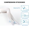 Thigh Length Compression Stockings Prevent Varicose Veins Leg Fatigue Swelling
