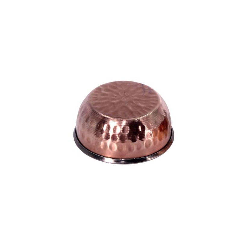 THE Unltd India Copper and Stainless Steel Tableware Serving Bowl,