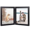 FOREV 8x10 Double Picture Frame Wooden Hinged Photo Frame Definition