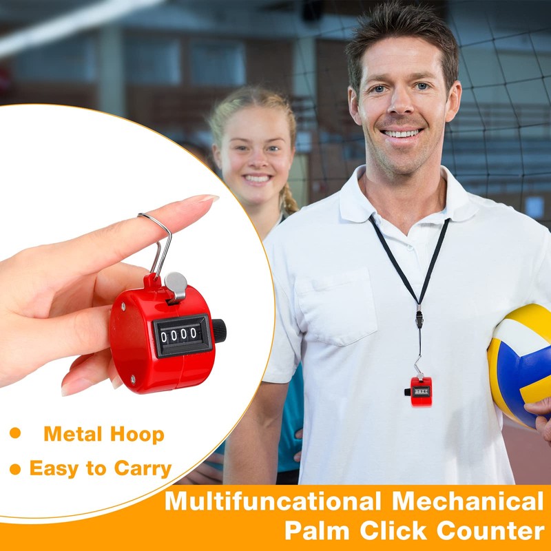 Hoteam 20 Pcs Handheld Tally Counter 4 Digital Number Count