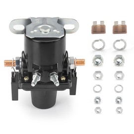 0100055000 Battery Disconnect Relay, RV Automobile Battery Disconnect Solenoid, 01-00055-000 Latching Switch 12V 100A with Fuses and Screws