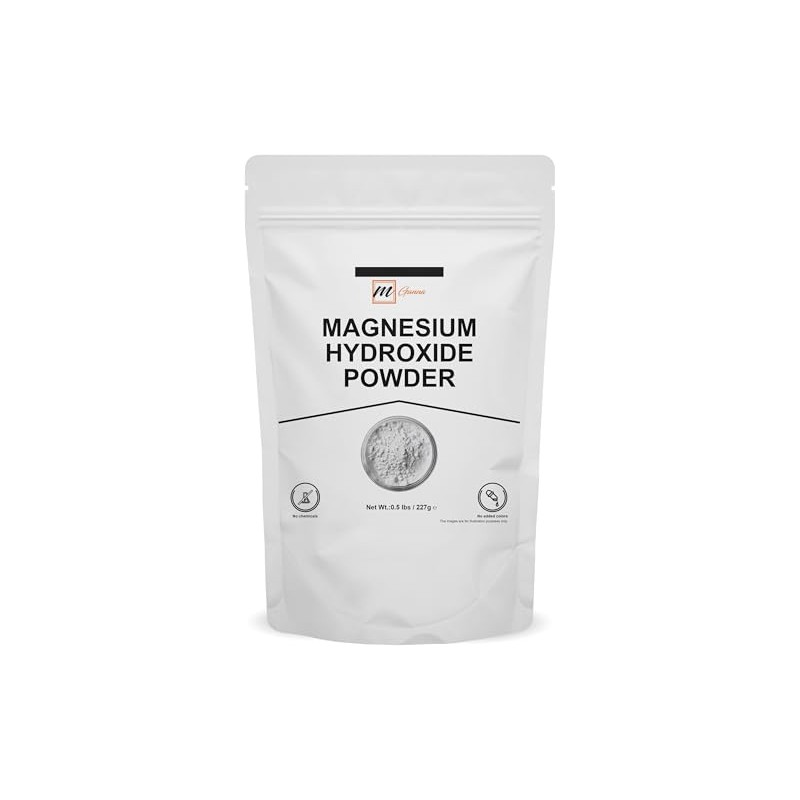 100% Magnesium Hydroxide Powder 227 g / 0.5 lbs