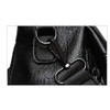 shepretty Women’s Anti-Theft Backpack, Shoulder Bag, School Bag Leather, B0298-bk