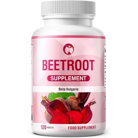 Beetroot Supplement | 120 Tablets | Beta Vulgaris | Vegan Friendly & Gluten Free | Certified Carbon Neutral & Made in The UK (120 Tablets
