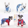 Pet Clothes Elastic Jeans Overalls Comfortable Washed Denim Cute Style