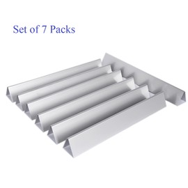 GasSaf 17 Inch Flavorizer Bars Replacement for Weber Genesis II E-410, S-410, Genesis II LX E-440, Genesis II LX S-440 Gas Grills, Heat Deflectors Flavor Bars for Weber 66033 66796 66041