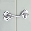 Shed & Bathroom Latch Bolt Hasp Lock 7cm 10ea