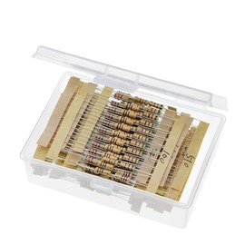 ZHSHXNGY Resistor Kit, 300 Piece Resistor Set, Carbon Film Resistors, 1/2 W ± 5%, 10 Ω-1 MΩ, 30 Types x 10 Each, High Precision Resistor, Electronic Parts, DIY, Electronics Craft, Basic Parts