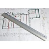 Wedo 525331 Ruler Aluminium 30 cm with Non-Slip Rubber Insert, Silver