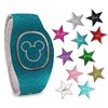 Ultra Sparkle Glitter Magic Band Skin Vinyl Decal Wraps *No