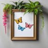 SDMAX Garden Butterflies Wall Sculptures Wall Art Home Garden Decoration