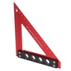 Carpenter Square Precise Aluminum Alloy Multifunctional Woodworking Scribe Ruler Square