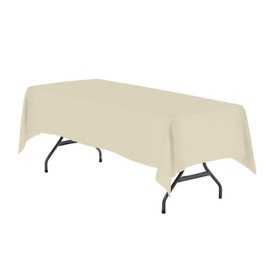 ALFER HOME - Mantel Rectangular Luxor, Elegante para Eventos, Banquetes, Hogar, Tablecloth, Medidas 3.00x1.50 m, Marfil