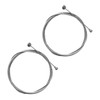 Laxzo ® 2Pcs Universal Bicycle Brake Cables, 1100mm Front &