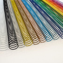 DHP - Metal Spiral Step 5:1, 10 mm, A4, Mini Pack, Assortment, Box 25, Standard and Special Colours, 60 Sheets