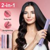 Mini Dual Purpose Curling Iron, 2025 New 2-in-1 Mini Curling