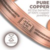 Willis Judd JESUS Men's Pure Copper Magnetic Therapy Adjustable Bracelet