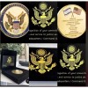President Trump Declaration US Embassy Jerusalem Israel Coin W/ velvet