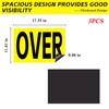 Magnetic Oversize Load Signs for Trucks, 3 Pcs - 11.61"
