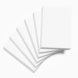 Notepads 4X6, Memo Pads, 6 Pack Blank Notepad, 50 Sheets Per Memo Pad for Jotting Down Quick Notes, Small Writing Pads of Paper 4X6, White Mini Notepad