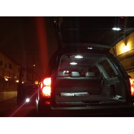 D15 Lighting LED Interior Light Kit for Nissan Pathfinder 2013-2023 6000k White Map Dome Door Trunk Visor License Plate Bulbs (12 Pieces)