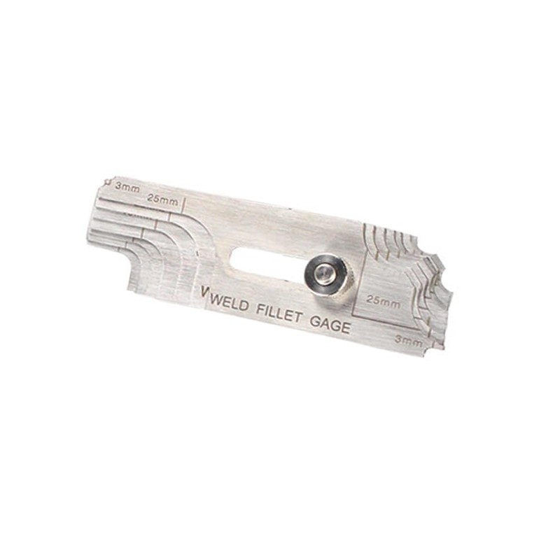 7 Pcs Fillet Weld Set Gage, MG-11 Metric RL Gauge