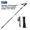 Collapsible Trekking Pole, 33-inch, Adjustable Hiking Staff with Ergonomic Handle