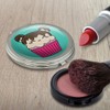 Cute Mouse Bear Ice Cream Cupcake with Sprinkles Compact Travel