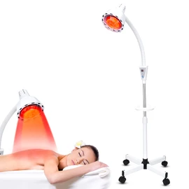 Infrared Light Therapy 275W Red Infrared Therapy Lamp for Body or Pain Therapy Device with Timer and Adjustable Height Stand