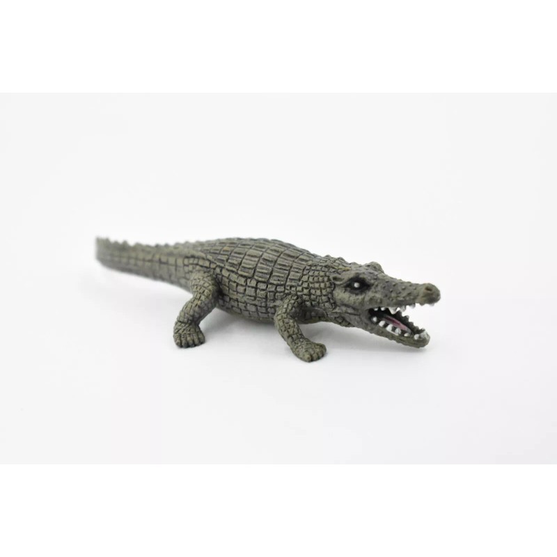K&M Alligator, Gator, Reptile, Realistic Soft Rubber Model, Toy, Figure