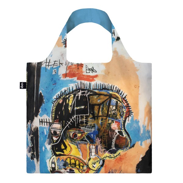 LOQI LOQI Bag Jean-Michel Basquiat JB.UN/JEAN-MICHEL BASQUIAT Skull Size: Approx. Width 19.7 x Height 16.5 inches (42 cm) (Top of Handle: 27.2 inches (69 cm) Included Pouch: 4.5 x 4.3 inches (11.5 x