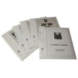 LINDNER Das Original St. Pierre und Miquelon - Vordruckblätter Jahrgang 1952-1976