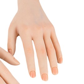 Colcolo Mannequin Hand Realistic Female Hand Practice Model for Beginners Practice Hand for Acrylic Nails Soft for Manicure Necklace