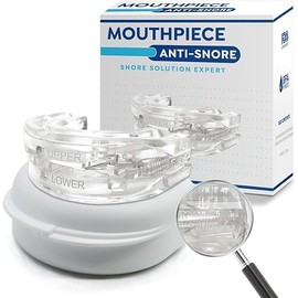 Anti ronquidos - Guarda dental anti ronquidos, protector bucal, previene apnea del sueño, eficiente aparato apnea del sueño. talla ajustable, con instrucciones.
