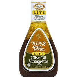 Ken's Lite Olive Oil Vinaigrette Dressing 16 Oz (Pack of 3)