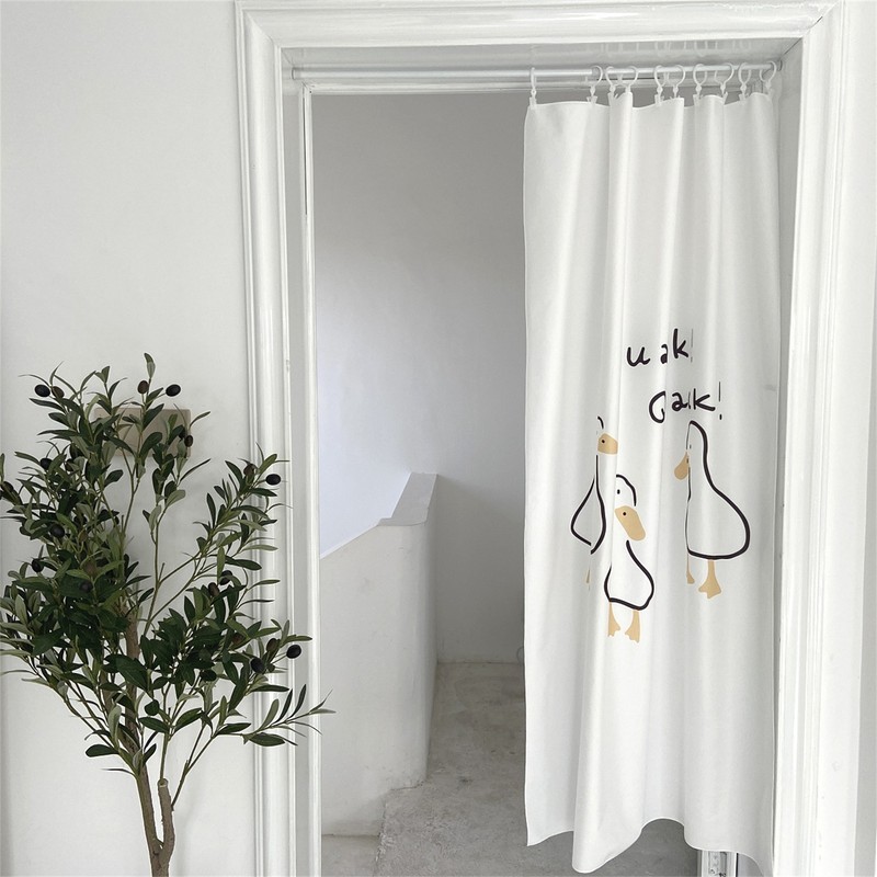 Door Curtain Cute Decorative Cartoon Doorway Divider Cloth for Bedroom