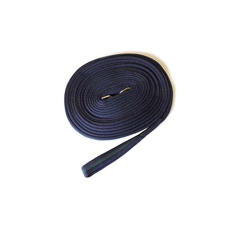 Rhinegold Padded Lunge Rein-Navy/Green