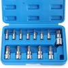 Bates- Torx Bit Socket Set, 13 pcs, TT8-TT60, 1/4" 3/8"