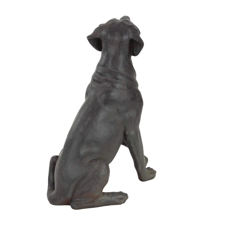 Deco 79 Polystone Dog Decorative Sculpture Home Decor Statue, Accent