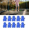 10Pcs Trampoline Enclosure Pole Cap with Screw Thumb Safety Rail