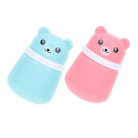 BIUDECO 2pcs Makeup Puff Box Talcum Puff Storage Container for Powder Blending Sponge Case