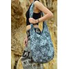 Your Cozy Crossbody Handbag, Handmade Boho Cotton Bag, Unisex, Black